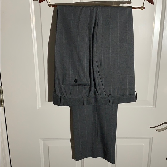 Murano Collezione Gray 100% Wool Slim Fit Suit - Picture 5 of 13